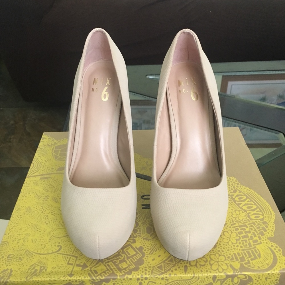 MIX NO. 6 BONE SARTI HIGH HEEL SHOE